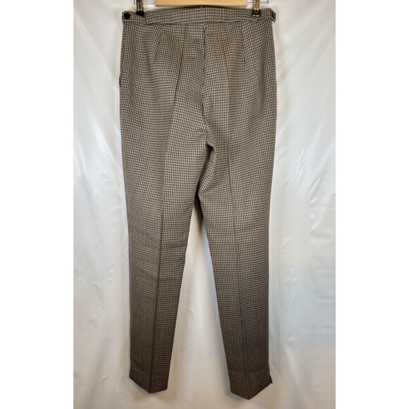 Theory Tapered Maple Check Dress Wool Blend? Pocket Stretch Pants Women’s Size 2 - Picture 8 of 8